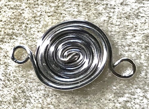 Nancy Chase's Spiral Times Bracelet - , Contemporary Wire Jewelry, Spirals, Wire Spiral, Spiral Wire Wrap, create loops